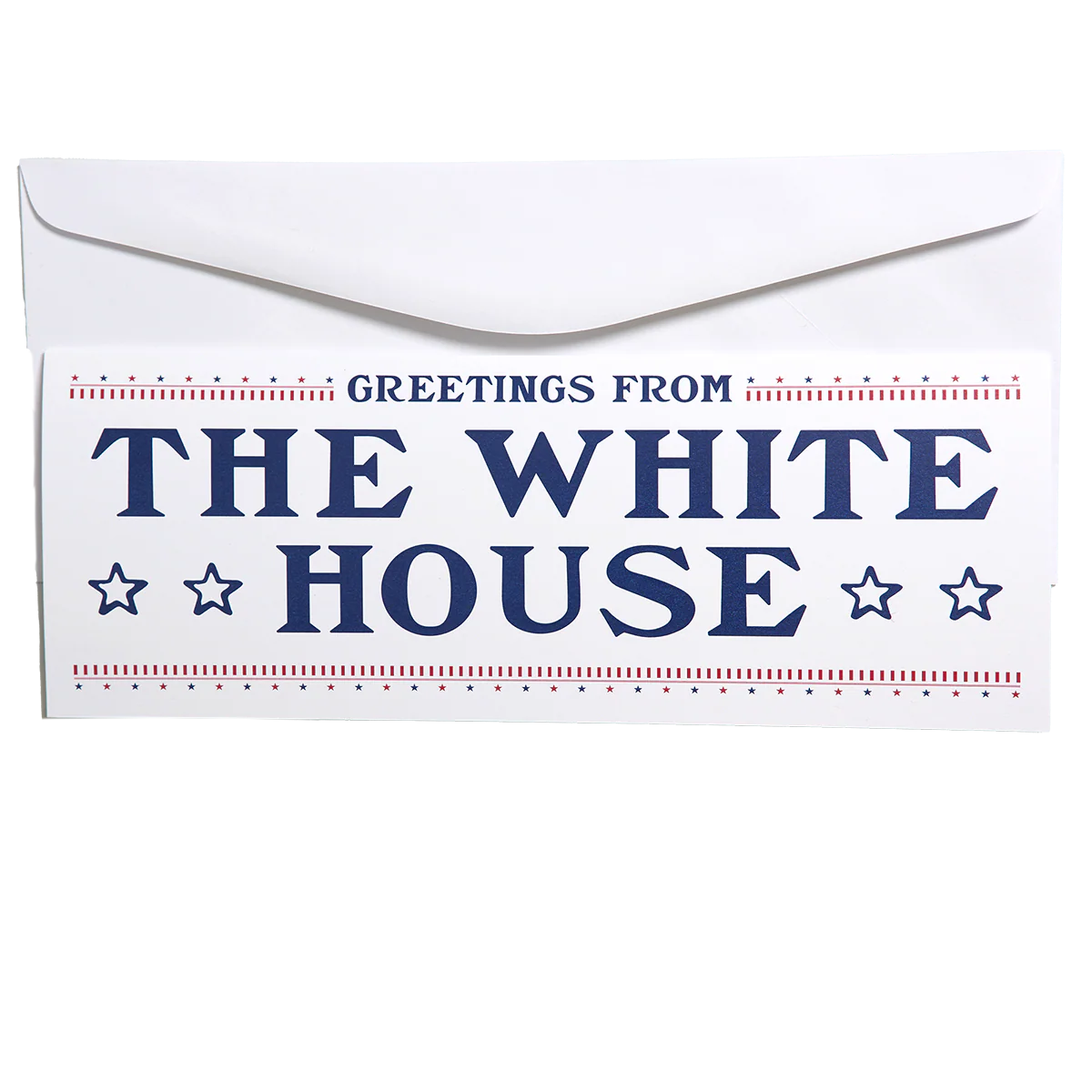 White House Greeting Card With 9" Truman Seal Pennant - Image 2
