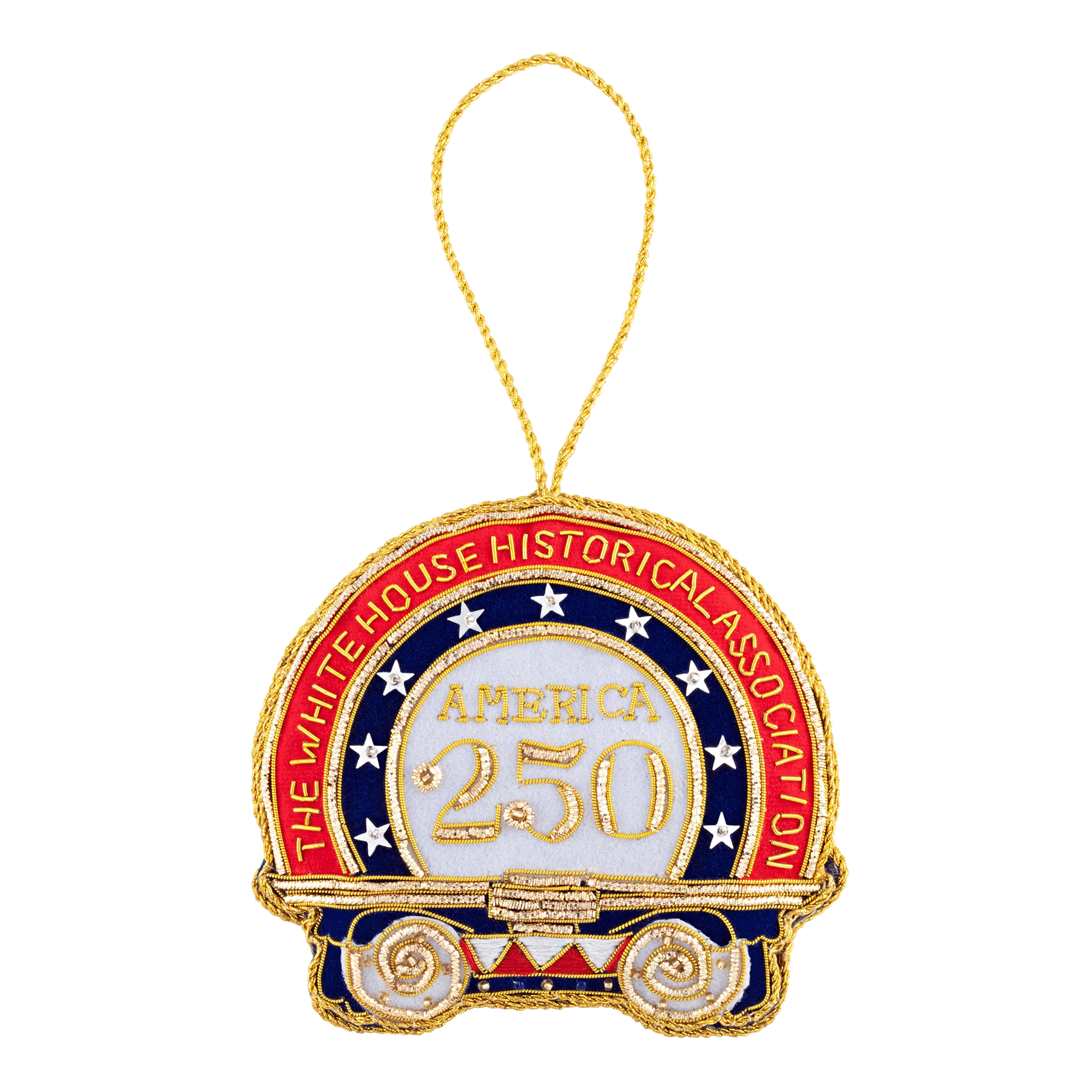 White House Historical Association America's 250th Felt Ornament