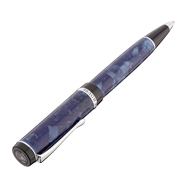 White House Marbleized Resin Rollerball Pen with Truman Seal