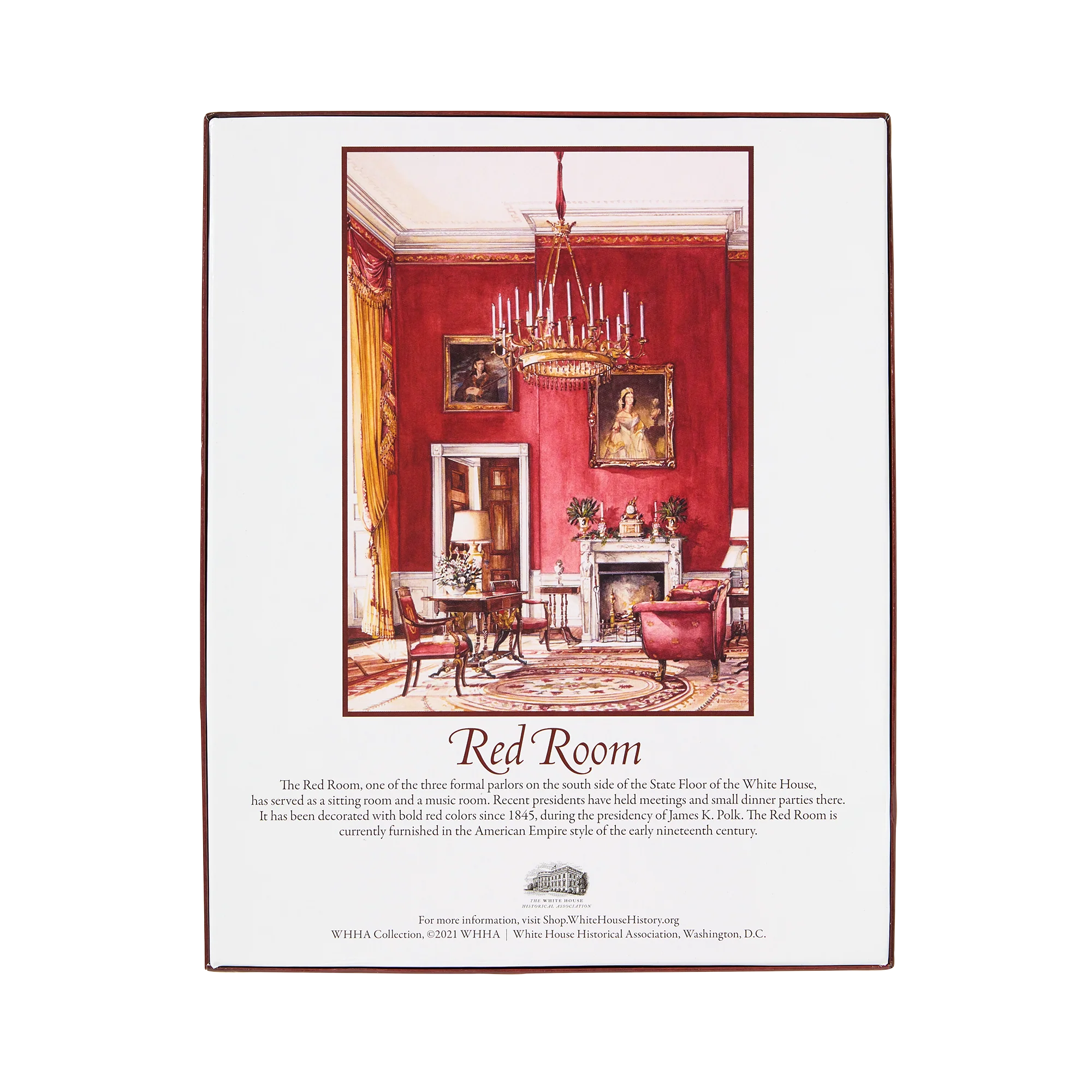 White House Puzzle: Red Room - Image 2