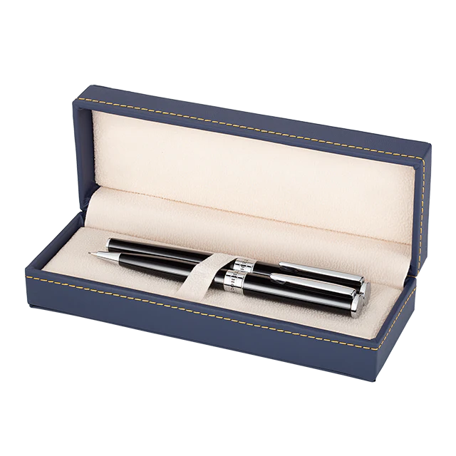 White House Slim Rollerball Pen and Mechanical Pencil Set - Image 2